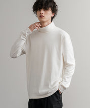 ストレッチフリースタートルネック長袖Tシャツ 14856