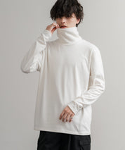 ストレッチフリースタートルネック長袖Tシャツ 14856