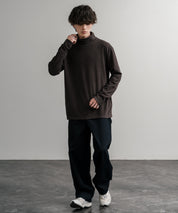 ストレッチフリースタートルネック長袖Tシャツ 14856