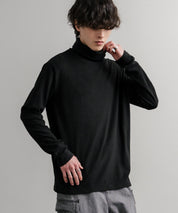 ストレッチフリースタートルネック長袖Tシャツ 14856