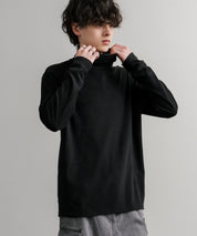 ストレッチフリースタートルネック長袖Tシャツ 14856