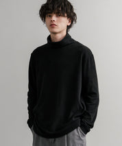 ストレッチフリースタートルネック長袖Tシャツ 14856