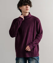 ストレッチフリースタートルネック長袖Tシャツ 14856