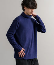 ストレッチフリースタートルネック長袖Tシャツ 14856