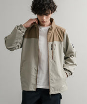 LOGOS ロゴス 撥水 裏タフタワンポイントロゴスタンドネックナイロンブルゾン 14857