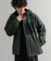 LOGOS ロゴス オーバーサイズフード裏ボアフリースフーディー/ワンポイントロゴ入り撥水ナイロンジャケット 14858