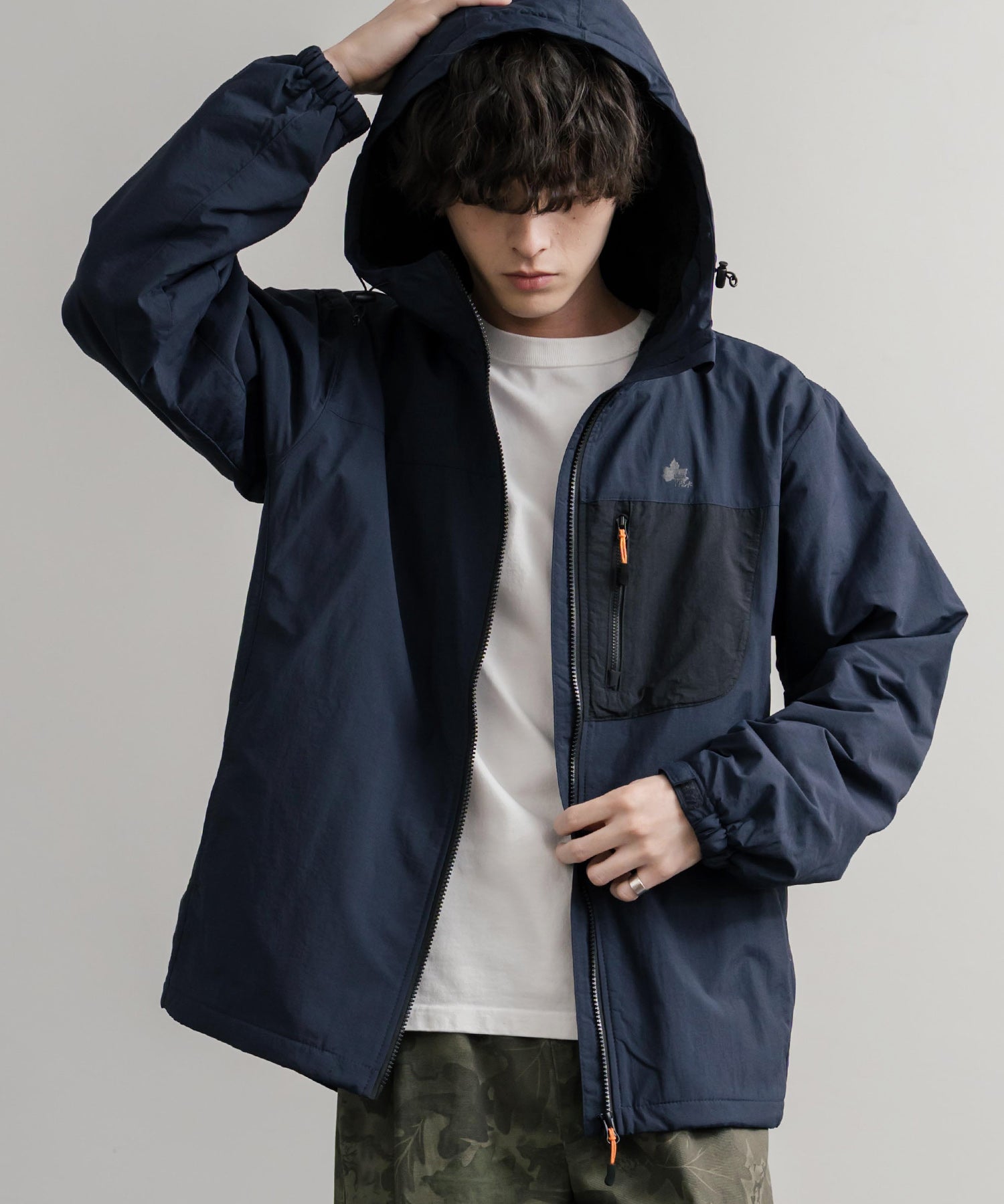 LOGOS ロゴス オーバーサイズフード裏ボアフリースフーディー/ワン