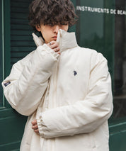 U.S. POLO ASSN. ユーエスポロアッスン PADDED JACKET オーバーサイズワンポイントロゴ刺繍パデッドジャケット 14864