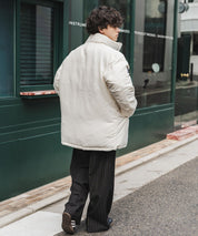 U.S. POLO ASSN. ユーエスポロアッスン PADDED JACKET オーバーサイズワンポイントロゴ刺繍パデッドジャケット 14864