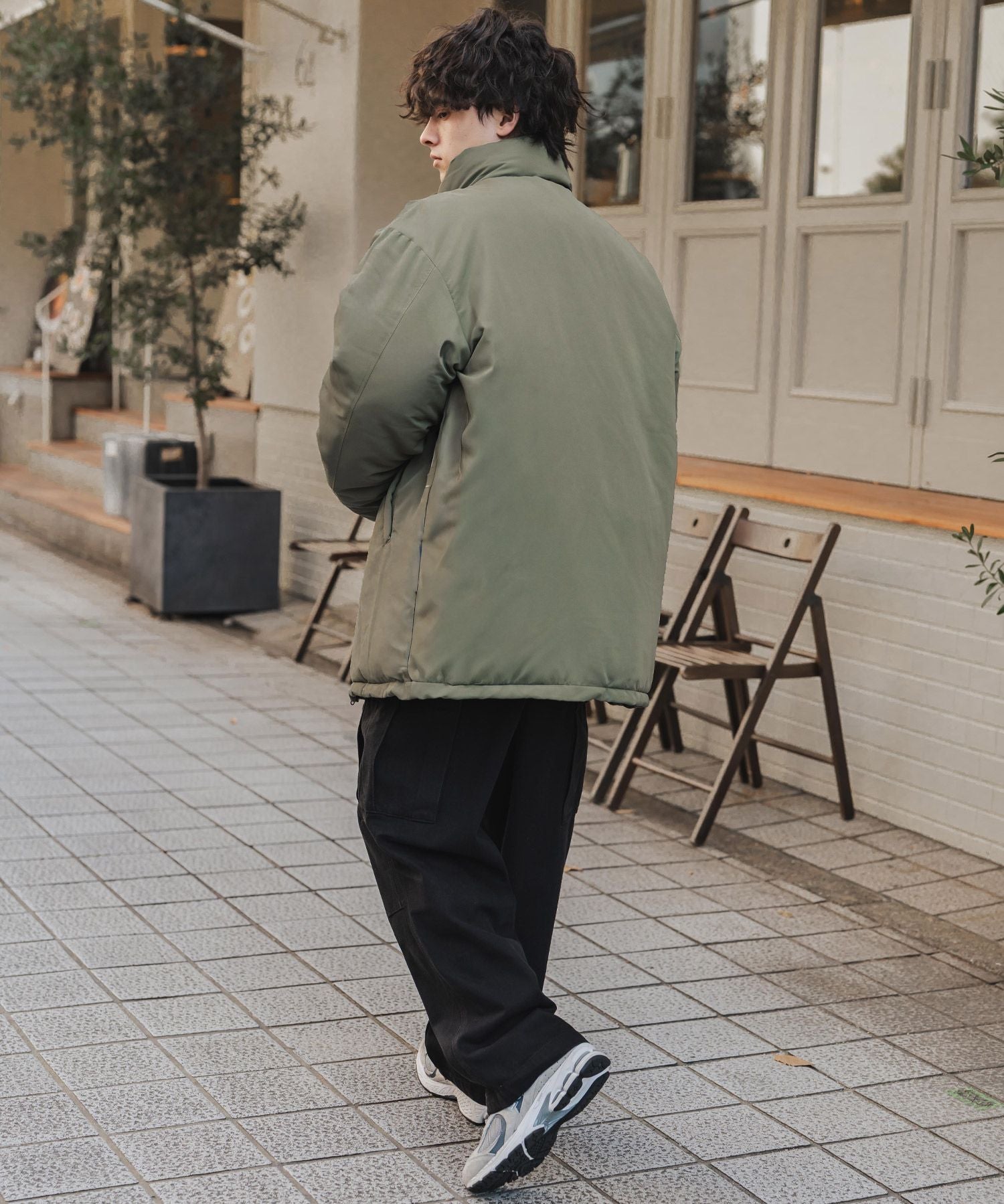 U.S. POLO ASSN. ユーエスポロアッスン PADDED JACKET オーバーサイズワンポイントロゴ刺繍パデッドジャケット 14864