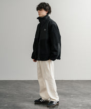 U.S. POLO ASSN. ユーエスポロアッスン BOA JACKET オーバーサイズワンポイントロゴ刺繍ボアジャケット 14865