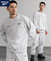 Reebok リーボック セットアップ オーバーサイズロゴ刺繍裏毛スウェット上下セット/トレーナー&イージージョガーパンツ 14867