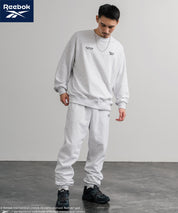 Reebok リーボック セットアップ オーバーサイズロゴ刺繍裏毛スウェット上下セット/トレーナー&イージージョガーパンツ 14867