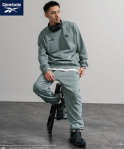 Reebok リーボック セットアップ オーバーサイズロゴ刺繍裏毛スウェット上下セット/トレーナー&イージージョガーパンツ 14867