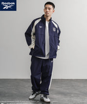 Reebok リーボック 裏メッシュロゴ刺繍パイピングイージーワイドパンツ 14869