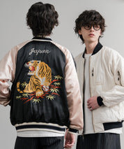 KRIFF MAYER クリフメイヤー スーベニア刺繍ひっくりスカジャン/リバーシブルダブルジップ短丈ブルゾン 2515102 14883