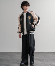 KRIFF MAYER クリフメイヤー スーベニア刺繍ひっくりスカジャン/リバーシブルダブルジップ短丈ブルゾン 2515102 14883