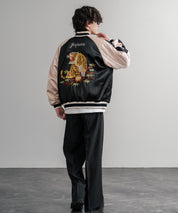 KRIFF MAYER クリフメイヤー スーベニア刺繍ひっくりスカジャン/リバーシブルダブルジップ短丈ブルゾン 2515102 14883