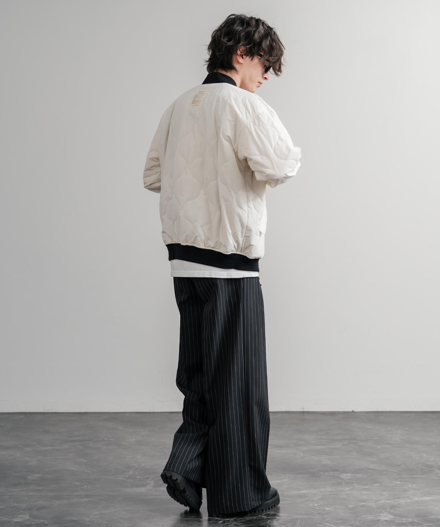 KRIFF MAYER クリフメイヤー スーベニア刺繍ひっくりスカジャン/リバーシブルダブルジップ短丈ブルゾン 2515102 14883