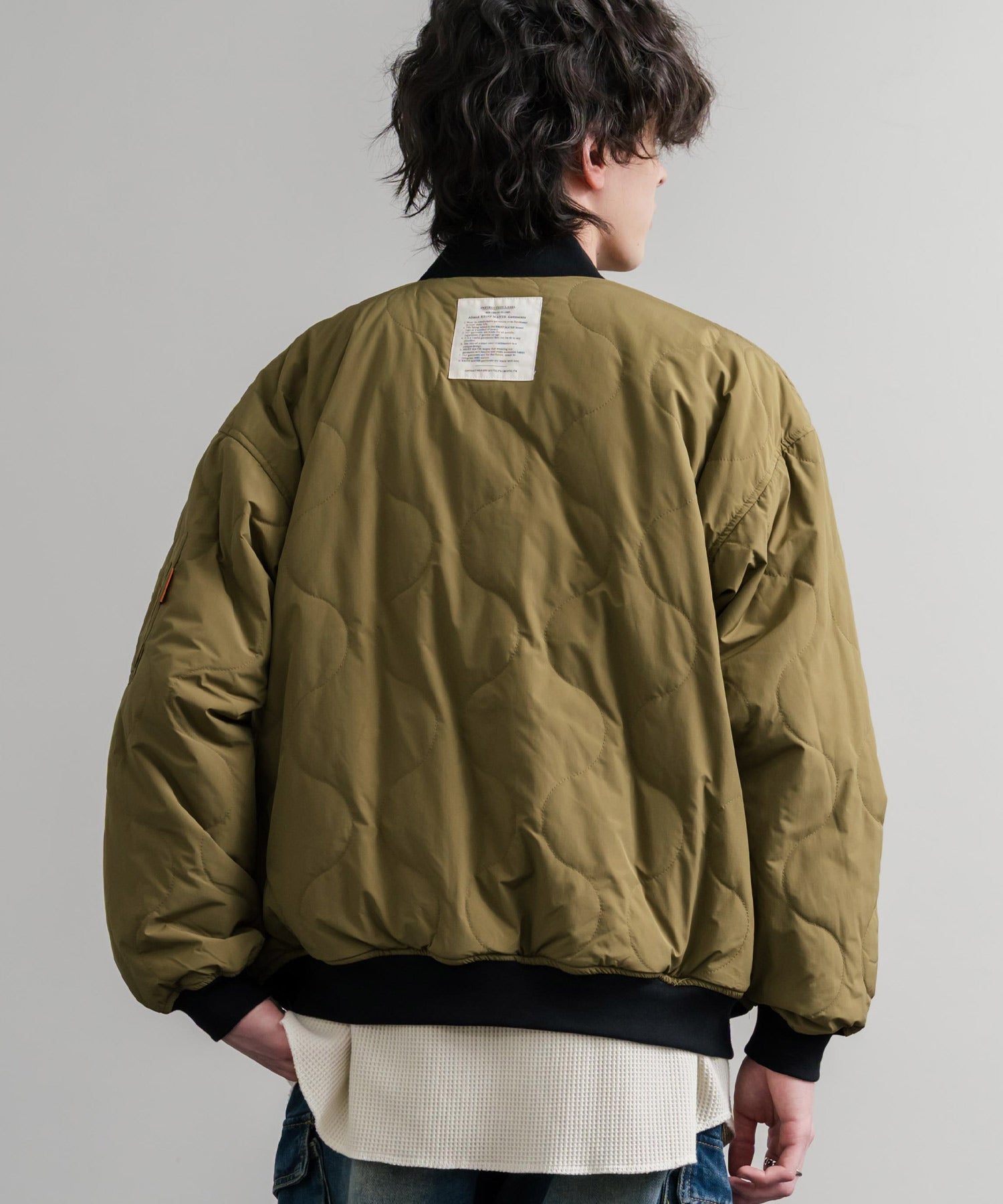 KRIFF MAYER クリフメイヤー スーベニア刺繍ひっくりスカジャン/リバーシブルダブルジップ短丈ブルゾン 2515102 14883