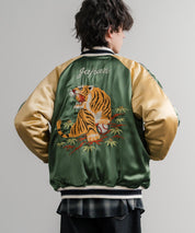 KRIFF MAYER クリフメイヤー スーベニア刺繍ひっくりスカジャン/リバーシブルダブルジップ短丈ブルゾン 2515102 14883