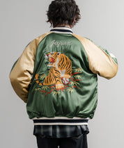 KRIFF MAYER クリフメイヤー スーベニア刺繍ひっくりスカジャン/リバーシブルダブルジップ短丈ブルゾン 2515102 14883