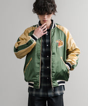 KRIFF MAYER クリフメイヤー スーベニア刺繍ひっくりスカジャン/リバーシブルダブルジップ短丈ブルゾン 2515102 14883