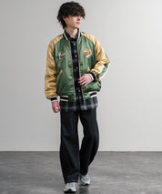 KRIFF MAYER クリフメイヤー スーベニア刺繍ひっくりスカジャン/リバーシブルダブルジップ短丈ブルゾン 2515102 14883