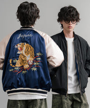 KRIFF MAYER クリフメイヤー スーベニア刺繍ひっくりスカジャン/リバーシブルダブルジップ短丈ブルゾン 2515102 14883