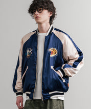 KRIFF MAYER クリフメイヤー スーベニア刺繍ひっくりスカジャン/リバーシブルダブルジップ短丈ブルゾン 2515102 14883