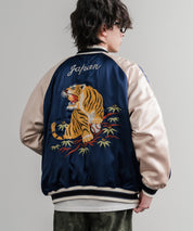 KRIFF MAYER クリフメイヤー スーベニア刺繍ひっくりスカジャン/リバーシブルダブルジップ短丈ブルゾン 2515102 14883