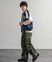 KRIFF MAYER クリフメイヤー スーベニア刺繍ひっくりスカジャン/リバーシブルダブルジップ短丈ブルゾン 2515102 14883