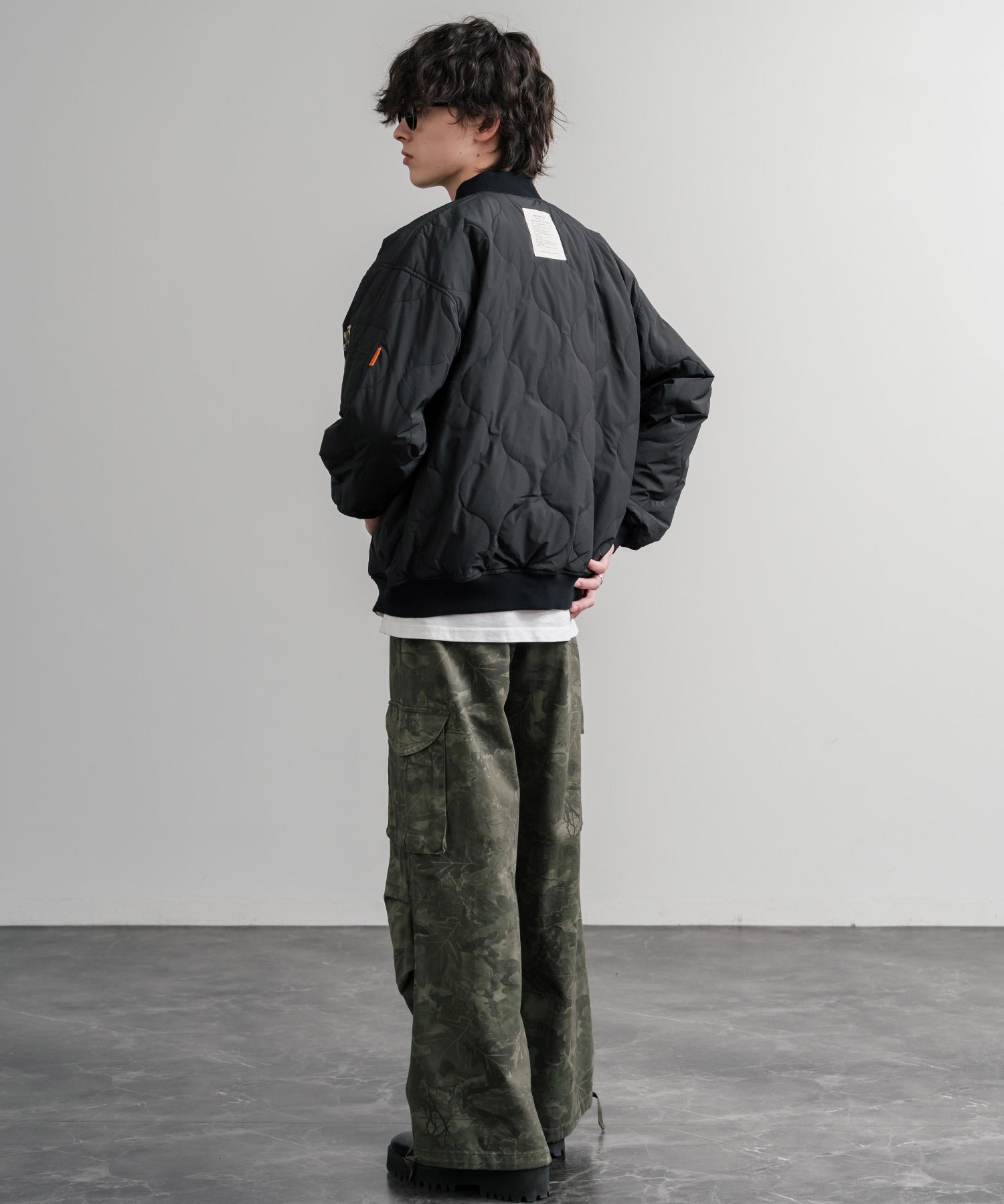 KRIFF MAYER クリフメイヤー スーベニア刺繍ひっくりスカジャン/リバーシブルダブルジップ短丈ブルゾン 2515102 14883