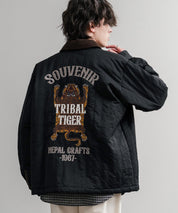 KRIFF MAYER クリフメイヤー スーベニア刺繍キルトコーチジャケット/ナイロンキルティングブルゾン 2515104 14884