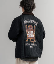 KRIFF MAYER クリフメイヤー スーベニア刺繍キルトコーチジャケット/ナイロンキルティングブルゾン 2515104 14884