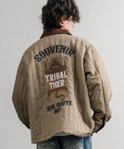 KRIFF MAYER クリフメイヤー スーベニア刺繍キルトコーチジャケット/ナイロンキルティングブルゾン 2515104 14884