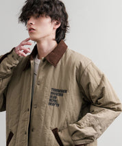 KRIFF MAYER クリフメイヤー スーベニア刺繍キルトコーチジャケット/ナイロンキルティングブルゾン 2515104 14884