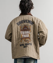 KRIFF MAYER クリフメイヤー スーベニア刺繍キルトコーチジャケット/ナイロンキルティングブルゾン 2515104 14884