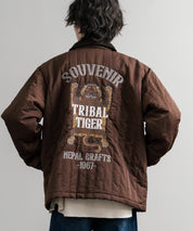 KRIFF MAYER クリフメイヤー スーベニア刺繍キルトコーチジャケット/ナイロンキルティングブルゾン 2515104 14884