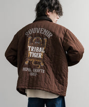 KRIFF MAYER クリフメイヤー スーベニア刺繍キルトコーチジャケット/ナイロンキルティングブルゾン 2515104 14884