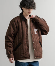 KRIFF MAYER クリフメイヤー スーベニア刺繍キルトコーチジャケット/ナイロンキルティングブルゾン 2515104 14884