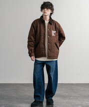 KRIFF MAYER クリフメイヤー スーベニア刺繍キルトコーチジャケット/ナイロンキルティングブルゾン 2515104 14884