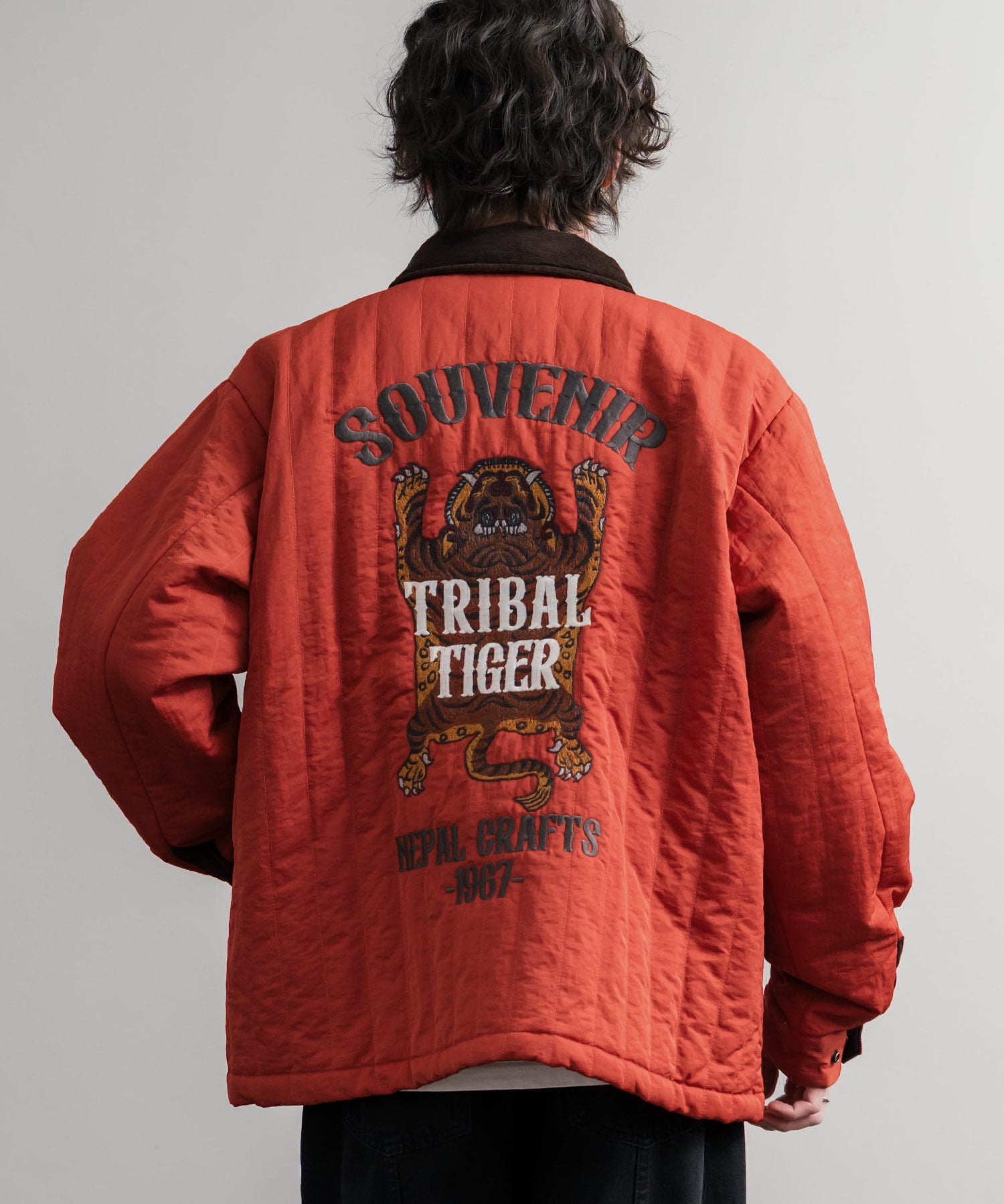 KRIFF MAYER クリフメイヤー スーベニア刺繍キルトコーチジャケット/ナイロンキルティングブルゾン 2515104 14884