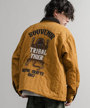 KRIFF MAYER クリフメイヤー スーベニア刺繍キルトコーチジャケット/ナイロンキルティングブルゾン 2515104 14884