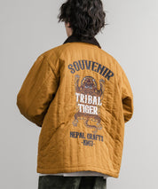 KRIFF MAYER クリフメイヤー スーベニア刺繍キルトコーチジャケット/ナイロンキルティングブルゾン 2515104 14884