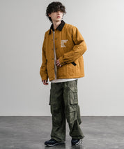 KRIFF MAYER クリフメイヤー スーベニア刺繍キルトコーチジャケット/ナイロンキルティングブルゾン 2515104 14884