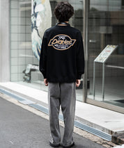 Dickies 裏起毛バックプリント刺繍クルーネック長袖スウェットトレーナー 14886