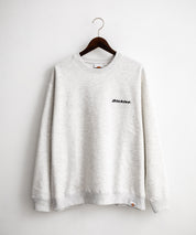 Dickies 裏起毛バックプリント刺繍クルーネック長袖スウェットトレーナー 14886