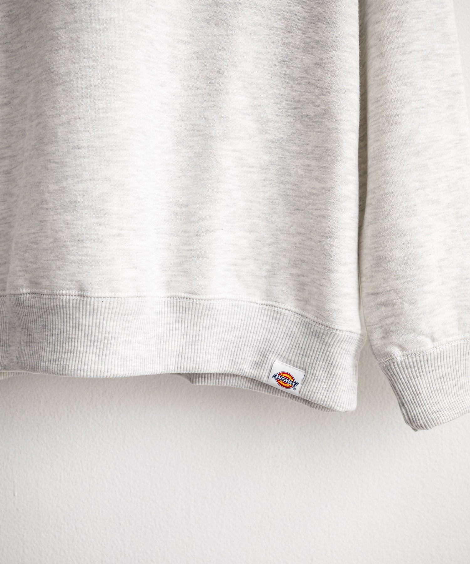 Dickies 裏起毛バックプリント刺繍クルーネック長袖スウェットトレーナー 14886