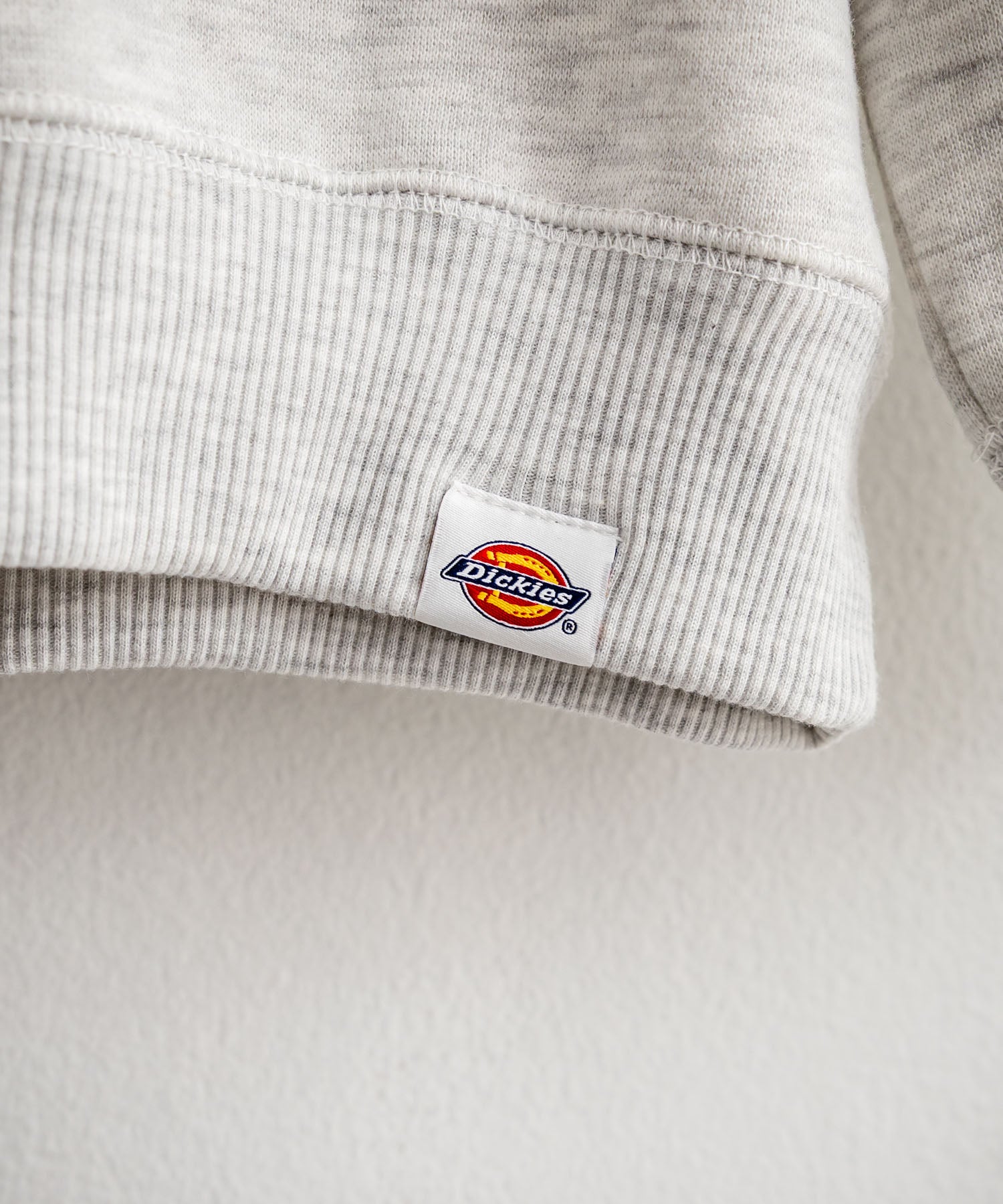 Dickies 裏起毛バックプリント刺繍クルーネック長袖スウェットトレーナー 14886